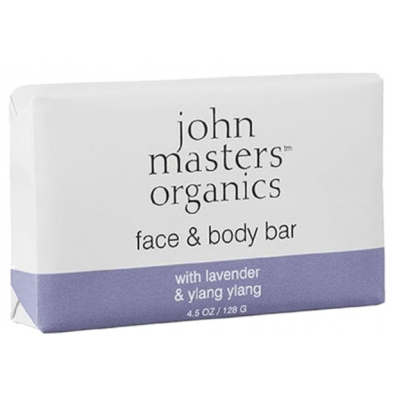 John Masters Organics Lavender Rose Geranium Ylang Ylang Soap 128g